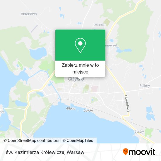 Mapa św. Kazimierza Królewicza