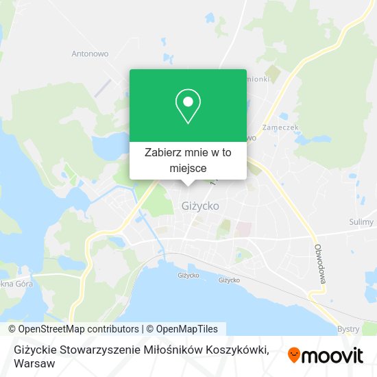 Mapa Giżyckie Stowarzyszenie Miłośników Koszykówki