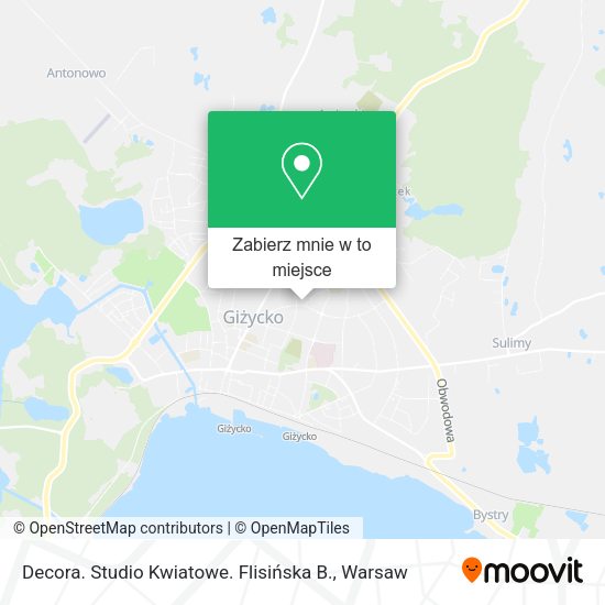 Mapa Decora. Studio Kwiatowe. Flisińska B.