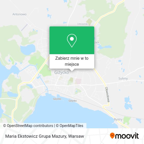 Mapa Maria Ekstowicz Grupa Mazury