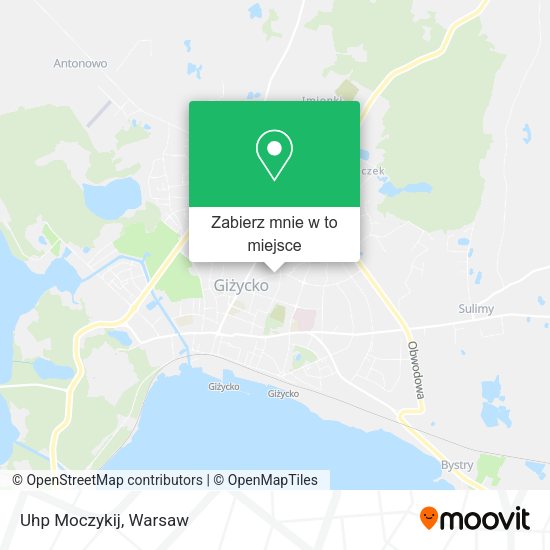 Mapa Uhp Moczykij