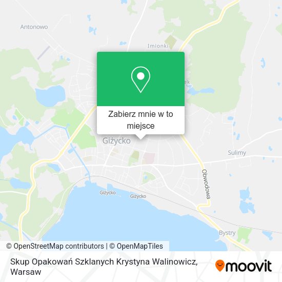 Mapa Skup Opakowań Szklanych Krystyna Walinowicz