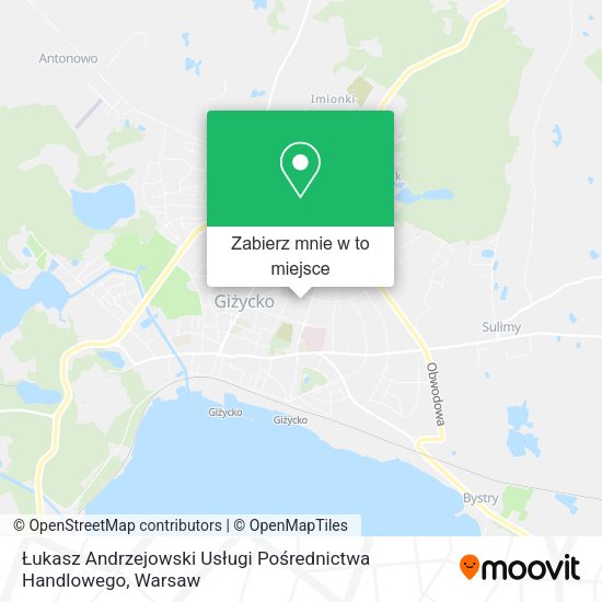 Mapa Łukasz Andrzejowski Usługi Pośrednictwa Handlowego