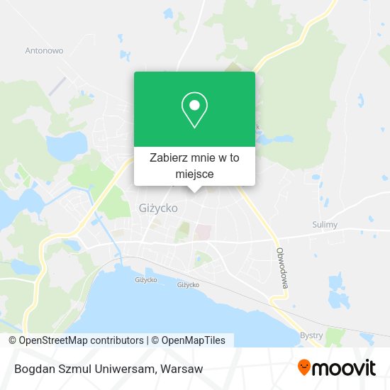 Mapa Bogdan Szmul Uniwersam