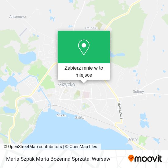 Mapa Maria Szpak Maria Bożenna Sprzata