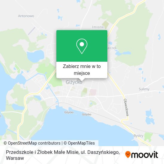 Mapa Przedszkole i Żłobek Małe Misie, ul. Daszyńskiego