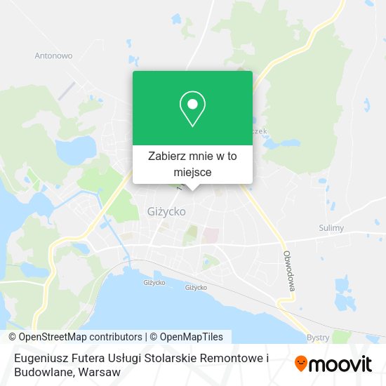 Mapa Eugeniusz Futera Usługi Stolarskie Remontowe i Budowlane