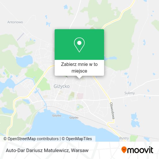 Mapa Auto-Dar Dariusz Matulewicz