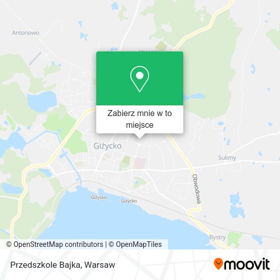 Mapa Przedszkole Bajka