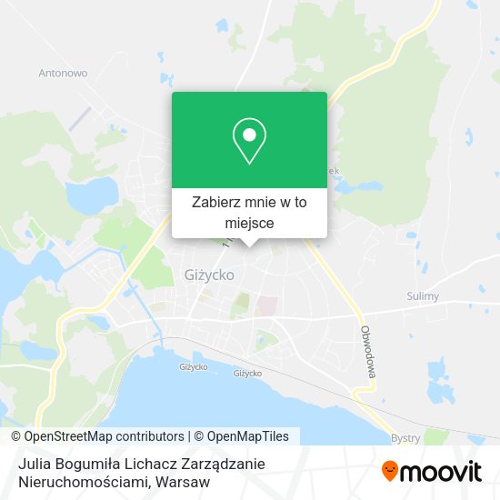 Mapa Julia Bogumiła Lichacz Zarządzanie Nieruchomościami