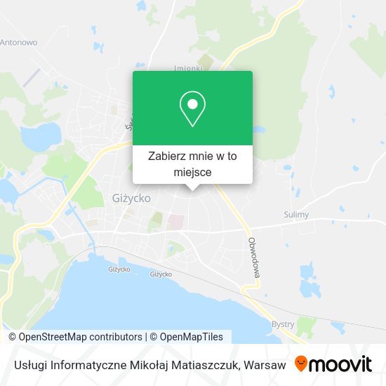 Mapa Usługi Informatyczne Mikołaj Matiaszczuk