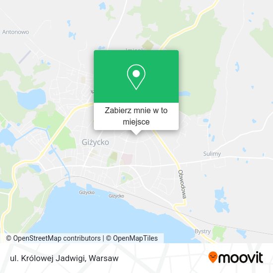 Mapa ul. Królowej Jadwigi