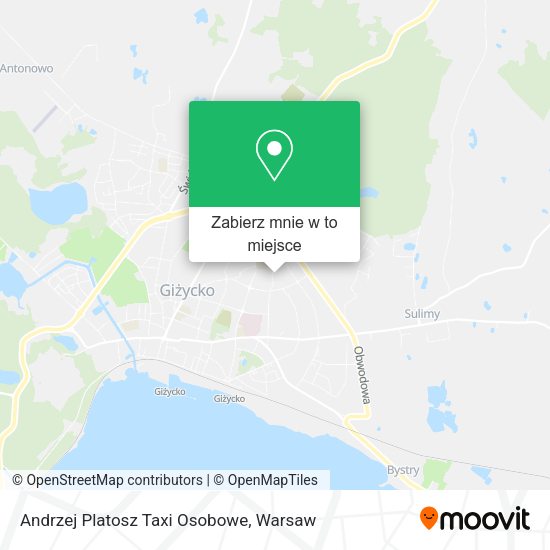 Mapa Andrzej Platosz Taxi Osobowe