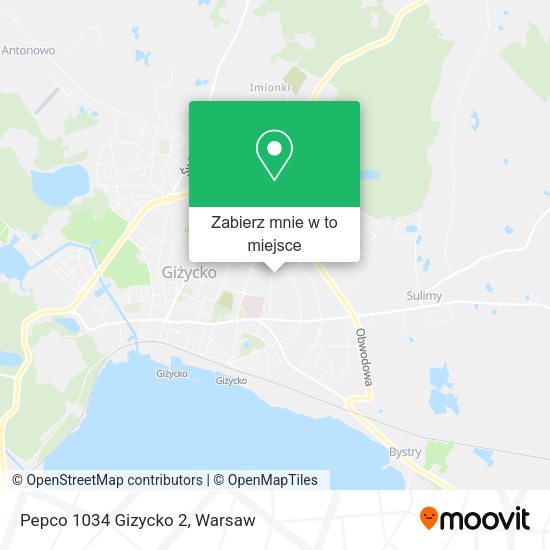 Mapa Pepco 1034 Gizycko 2