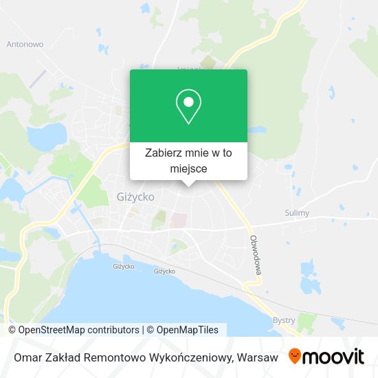 Mapa Omar Zakład Remontowo Wykończeniowy