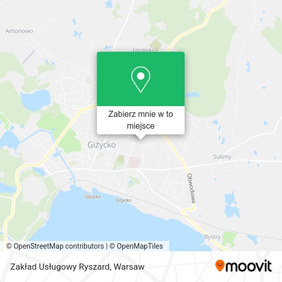 Mapa Zakład Usługowy Ryszard