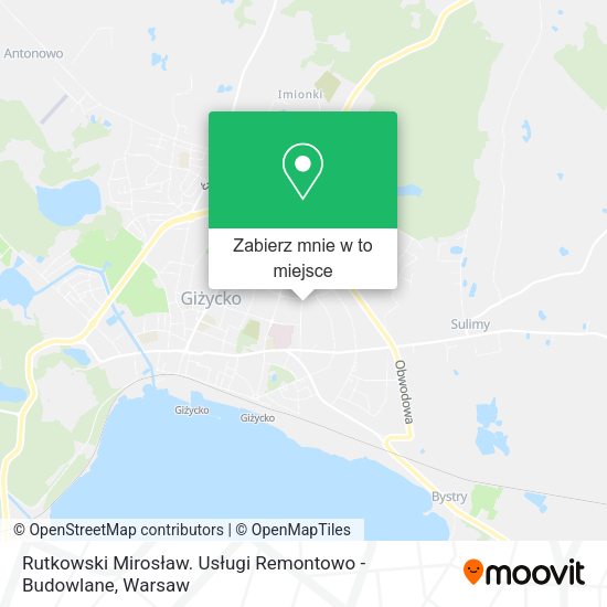 Mapa Rutkowski Mirosław. Usługi Remontowo - Budowlane