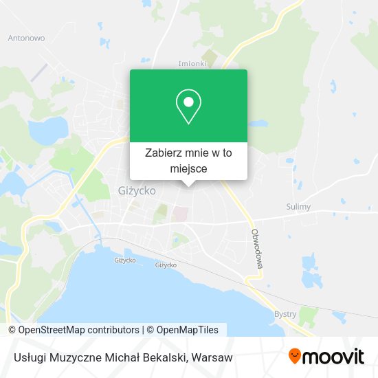 Mapa Usługi Muzyczne Michał Bekalski