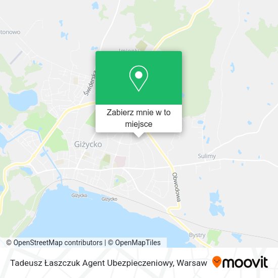 Mapa Tadeusz Łaszczuk Agent Ubezpieczeniowy