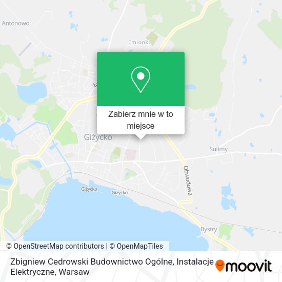 Mapa Zbigniew Cedrowski Budownictwo Ogólne, Instalacje Elektryczne