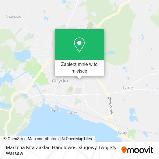 Mapa Marzena Kita Zakład Handlowo-Usługowy Twój Styl