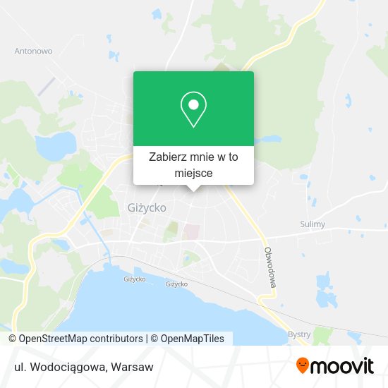 Mapa ul. Wodociągowa