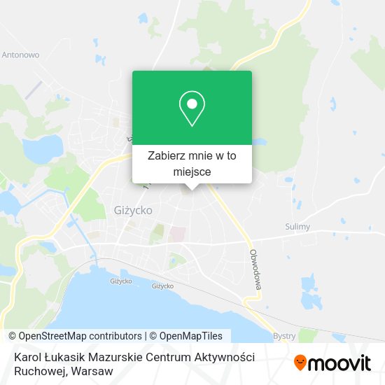 Mapa Karol Łukasik Mazurskie Centrum Aktywności Ruchowej