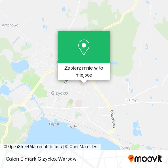 Mapa Salon Elmark Gizycko