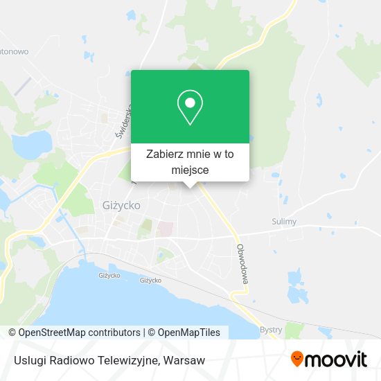 Mapa Uslugi Radiowo Telewizyjne