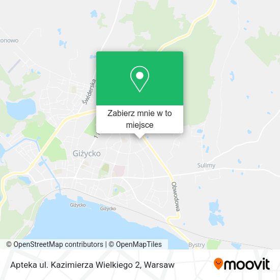 Mapa Apteka ul. Kazimierza Wielkiego 2