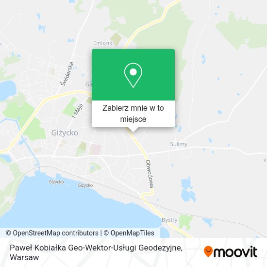 Mapa Paweł Kobiałka Geo-Wektor-Usługi Geodezyjne