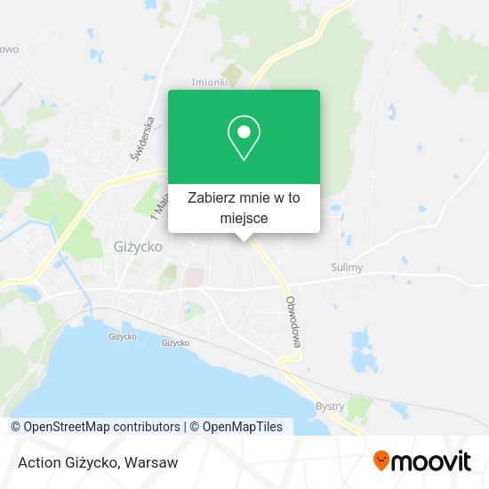 Mapa Action Giżycko