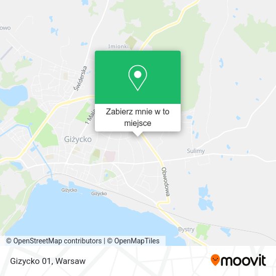 Mapa Gizycko 01