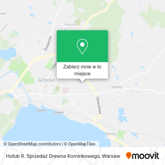 Mapa Hołub R. Sprzedaż Drewna Kominkowego