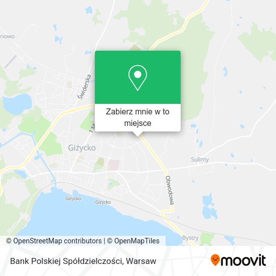 Mapa Bank Polskiej Spółdzielczości