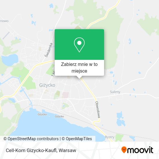 Mapa Cell-Kom Gizycko-Kaufl