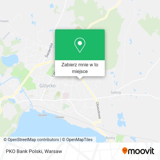 Mapa PKO Bank Polski