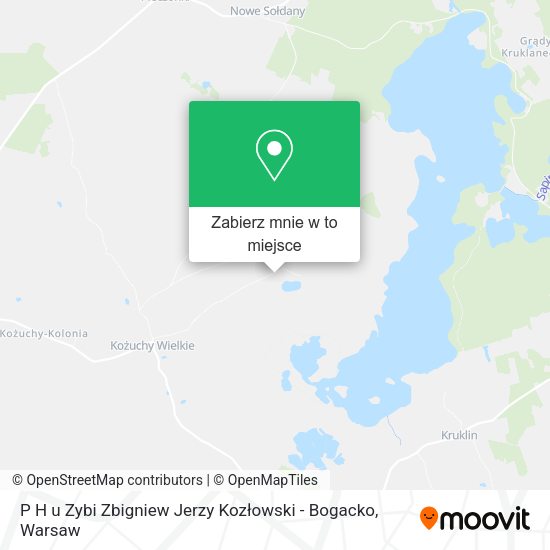 Mapa P H u Zybi Zbigniew Jerzy Kozłowski - Bogacko