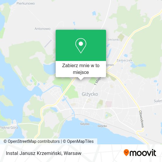 Mapa Instal Janusz Krzemiński