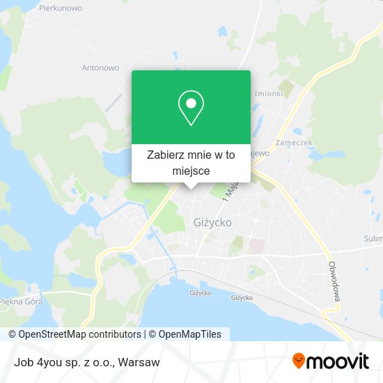 Mapa Job 4you sp. z o.o.