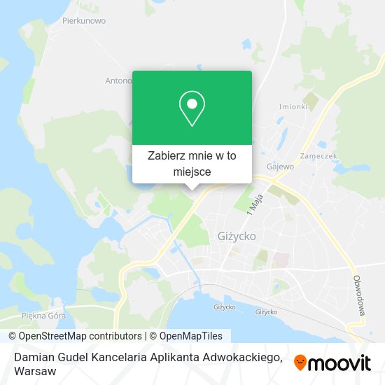 Mapa Damian Gudel Kancelaria Aplikanta Adwokackiego