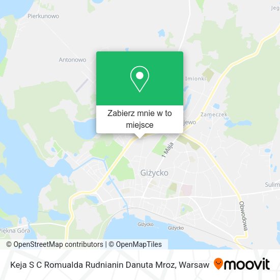 Mapa Keja S C Romualda Rudnianin Danuta Mroz