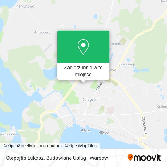 Mapa Stepajtis Łukasz. Budowlane Usługi