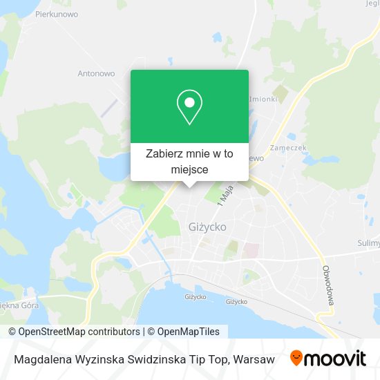 Mapa Magdalena Wyzinska Swidzinska Tip Top