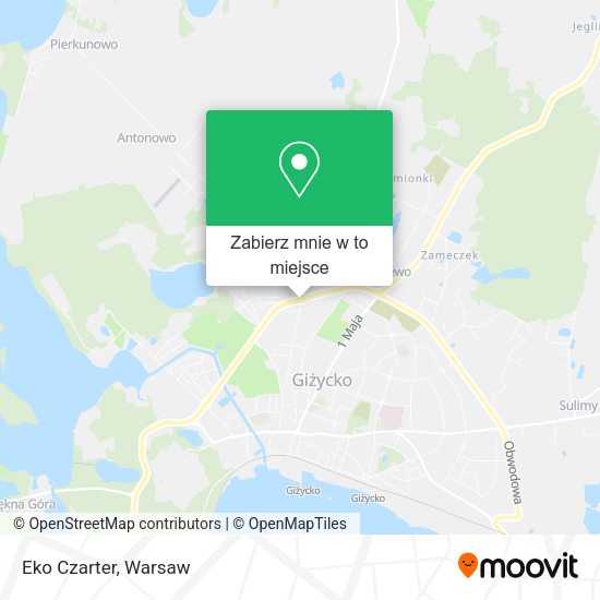 Mapa Eko Czarter