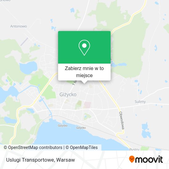 Mapa Uslugi Transportowe