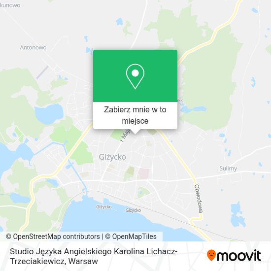 Mapa Studio Języka Angielskiego Karolina Lichacz-Trzeciakiewicz