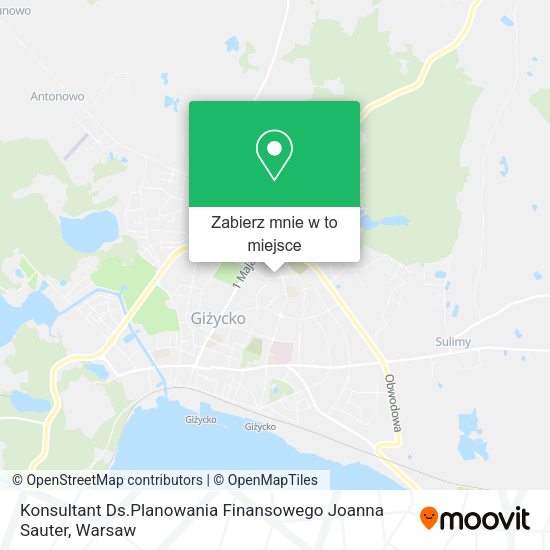 Mapa Konsultant Ds.Planowania Finansowego Joanna Sauter