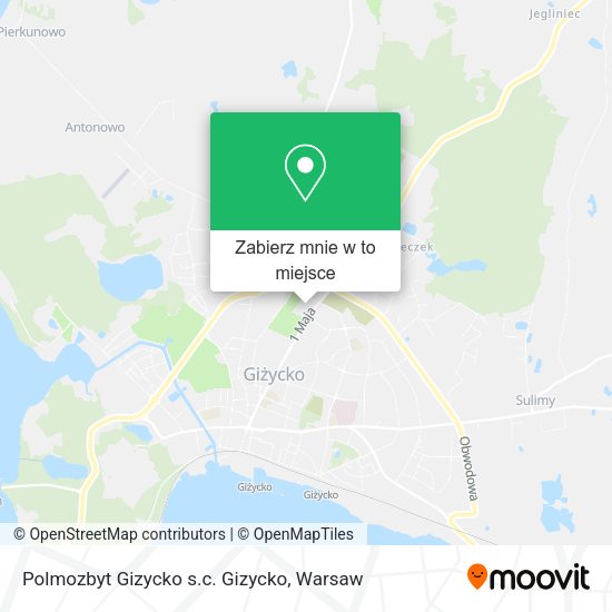 Mapa Polmozbyt Gizycko s.c. Gizycko