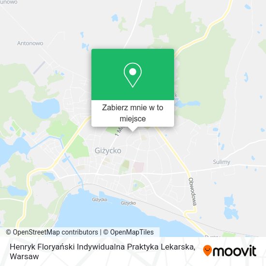 Mapa Henryk Floryański Indywidualna Praktyka Lekarska